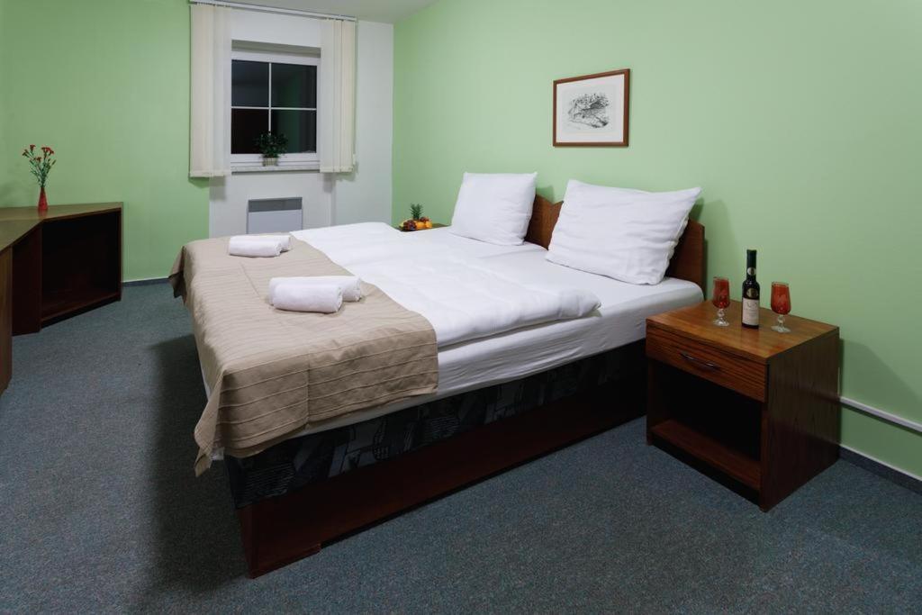 Javorná Hotel U Andela Michaela מראה חיצוני תמונה